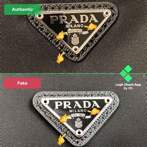 prada nylon authenticity check|Prada logo authenticity.